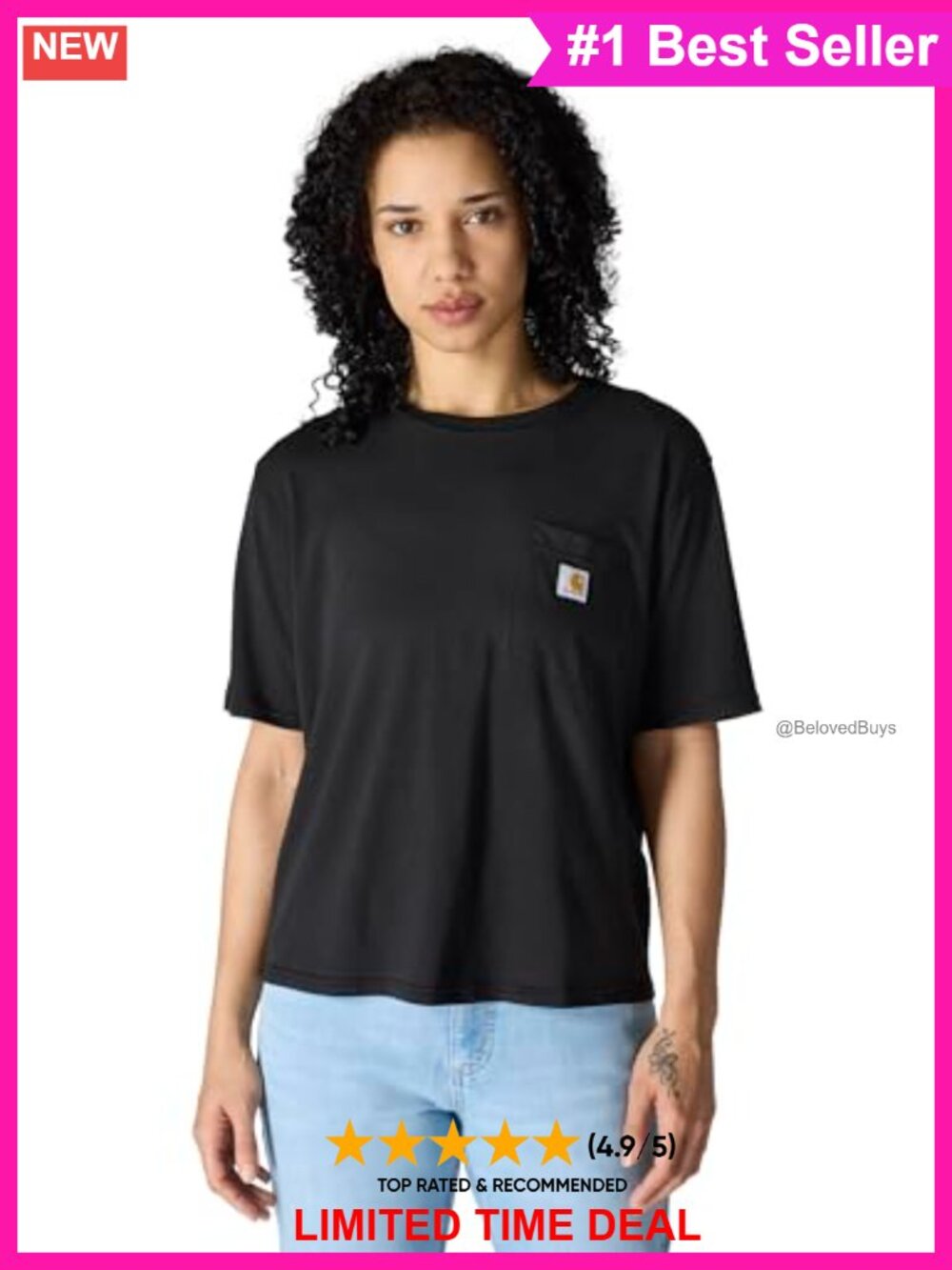 Carhartt Tencel Fiber Loose Fit Crewneck Pocket T-Shirt Tee